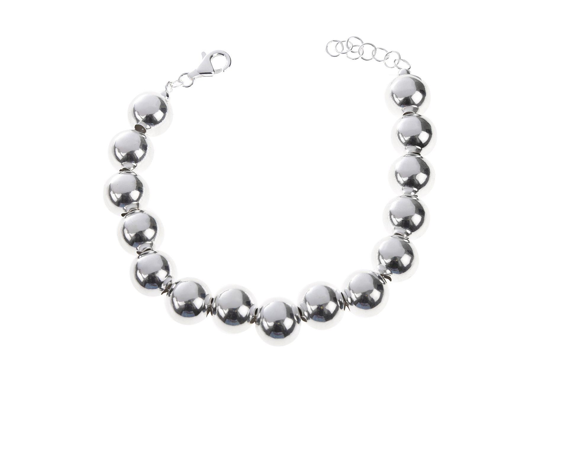 Bracciale A Palle Argento Con Allungo Selezione Zanolli 152695 611brpalla12a1923