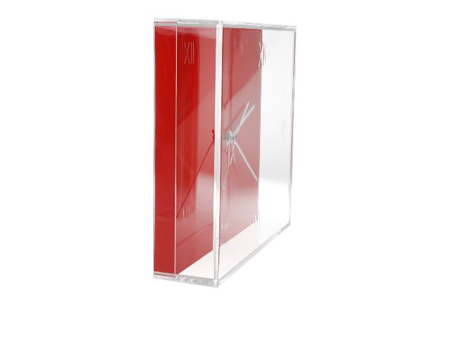 Orologio Da Parete Ticetac Colore Rosso Aranciato Kartell