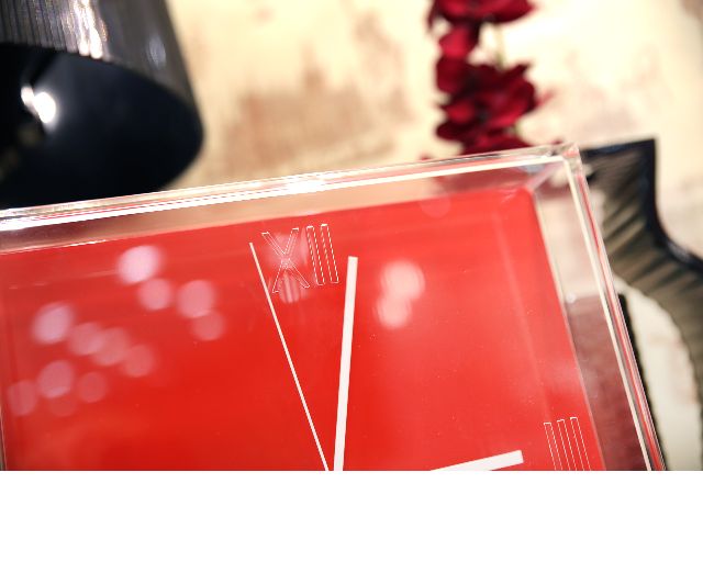 Orologio Da Parete Ticetac Colore Rosso Aranciato Kartell