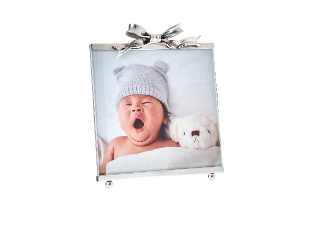 Cornice fiocco argento