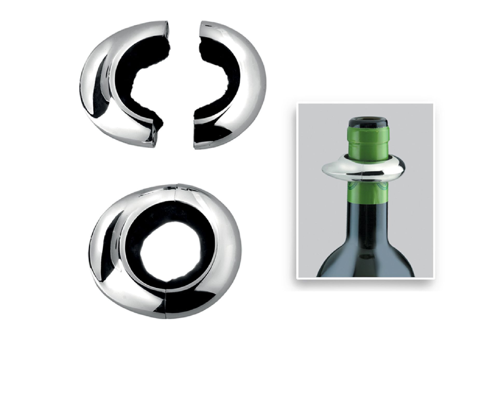Salvagoccia Calamitato Silver Plated Selezione Zanolli