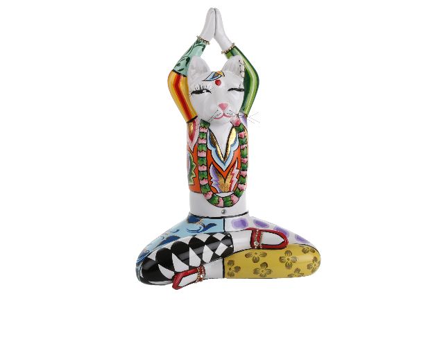 Yoga Cat Swami L Hand Painted Toms Drag 150953 753td4428
