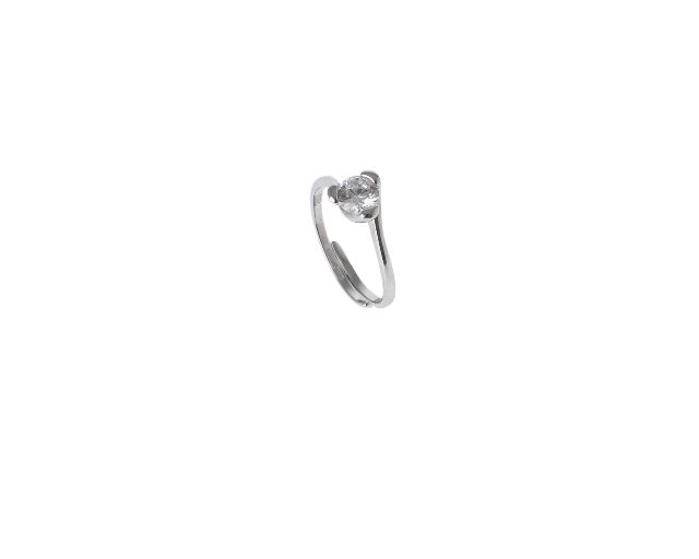Anello Solitario Argento Con Zircone Bianco Selezione Zanolli 163509 935d110ca0078r1414