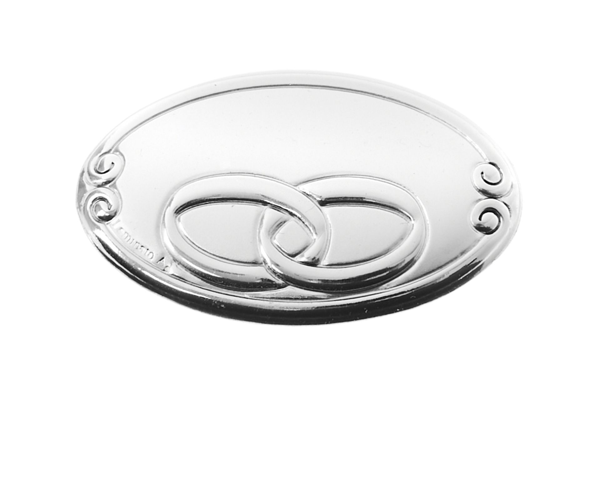Oval Blazon Vere Bilaminated Silver Selezione Zanolli 183337 445plac5523
