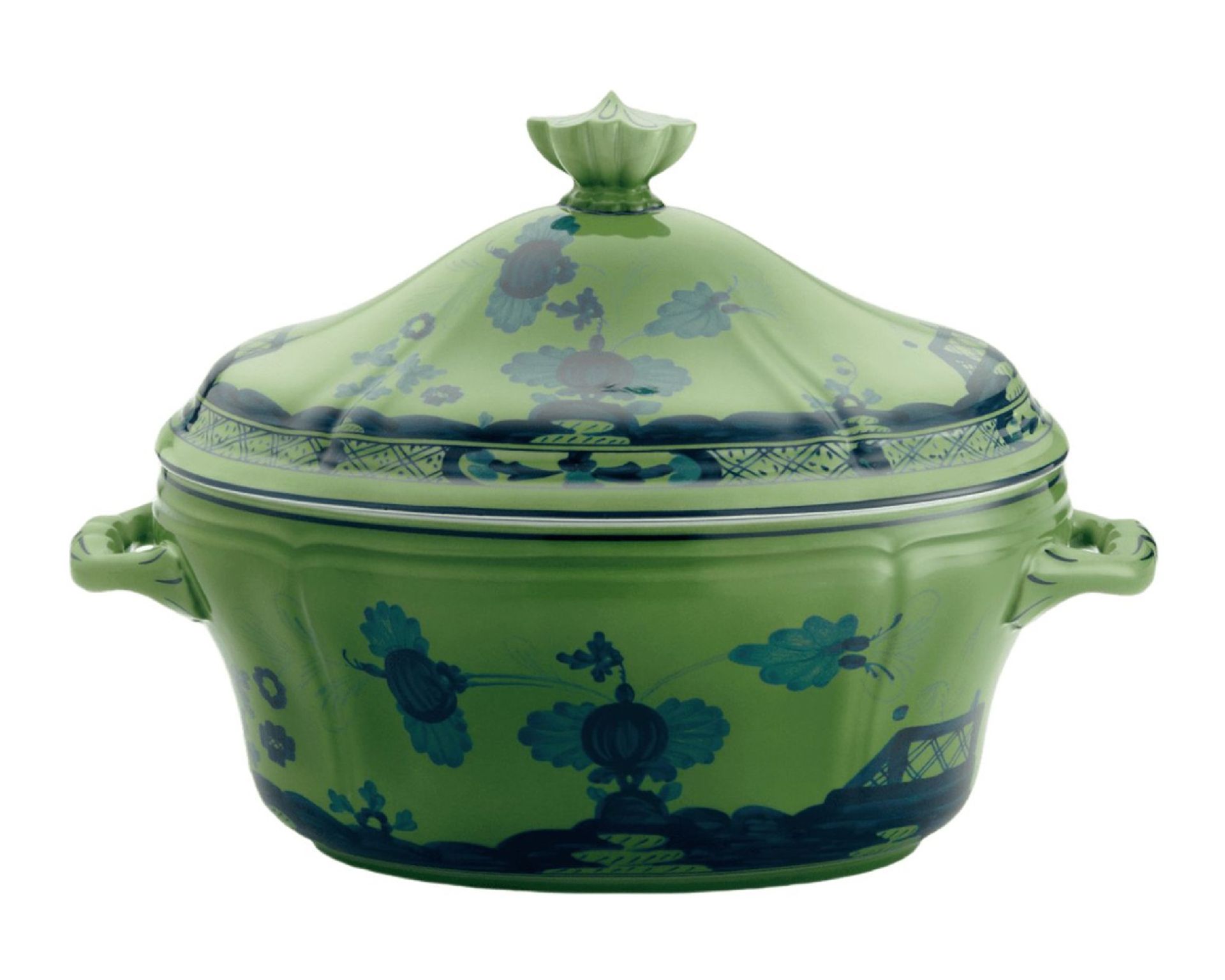 Zuppiera Oriente Italiano Malachite Porcellana Richard Ginori 191506 F00300zp0300385a57