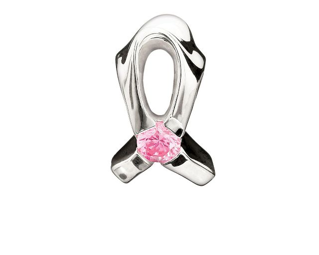 Charm ispirazioni argento lotta al cancro al seno