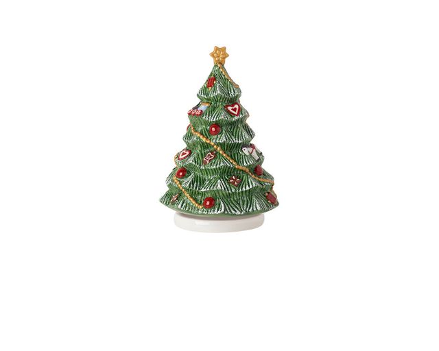 Tree nostalgic melody porcelain with music box