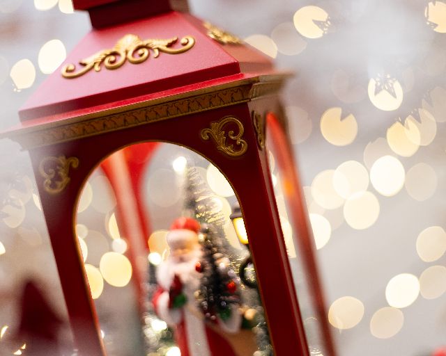 Idea Regalo Natale Lanterna Babbo Natale Bianca Selezione Zanolli 190389 592ntn50109ro