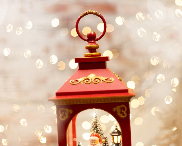Idea Regalo Natale Lanterna Babbo Natale Bianca Selezione Zanolli 190389 592ntn50109ro