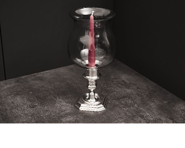 Low candlestick silver 251 grammi
