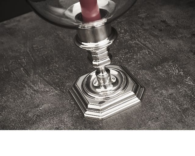 Low Candlestick Silver Zanolli Vintage 185650 Us0007085