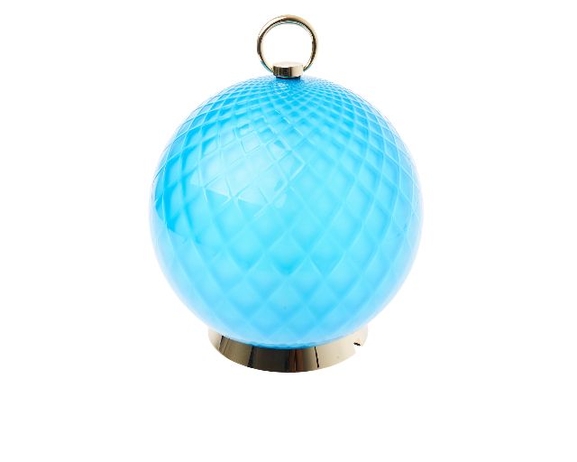Lampada da tavolo gran balloton vetro di murano acquamare