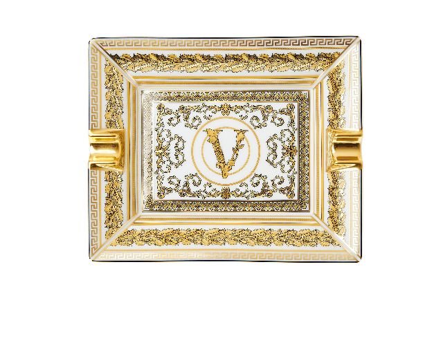 Ashtray virtus gala porcelain white