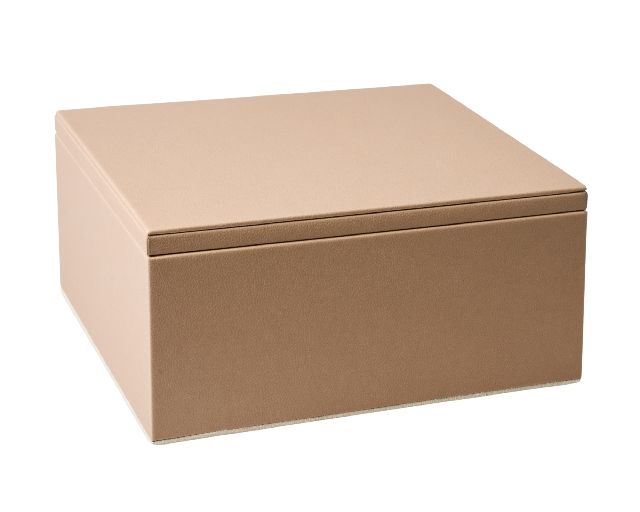 Portaorologi in ecopelle beige