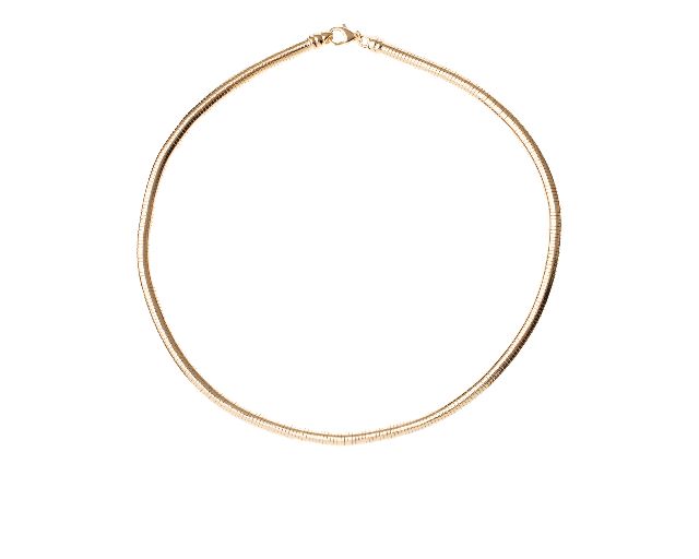 Necklace silver tubogas