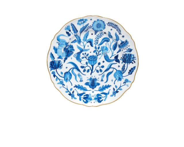 Dinner plate la tavola scomposta porcelain