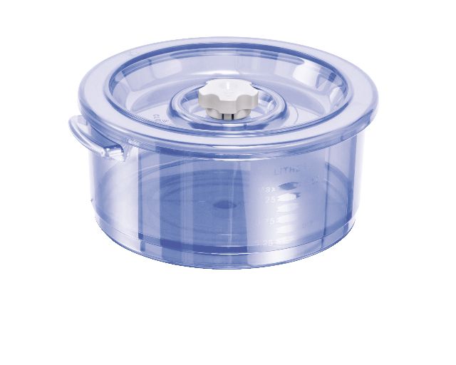 Storage jar vacuum round