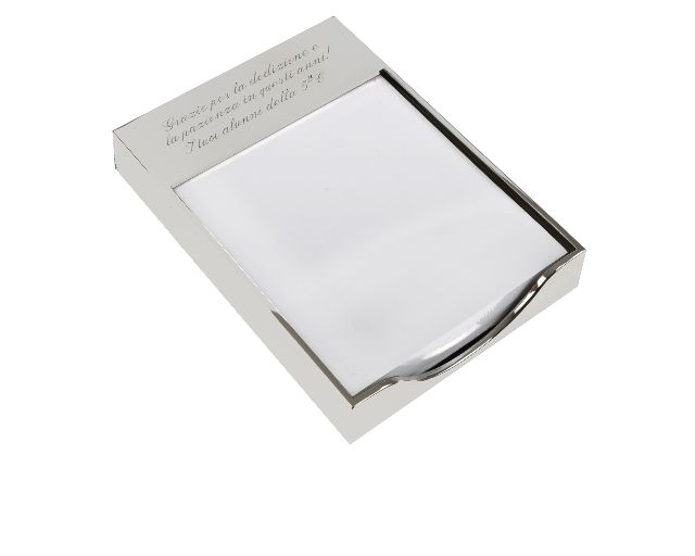 Block Notes Silver Plated Selezione Zanolli 31650 628263lb