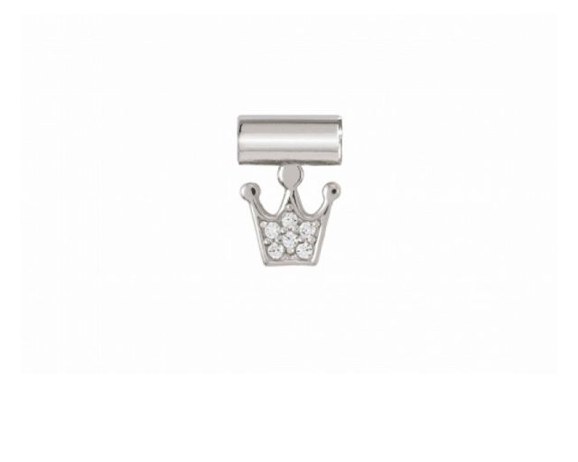 Charm seimia silver crown with zircons