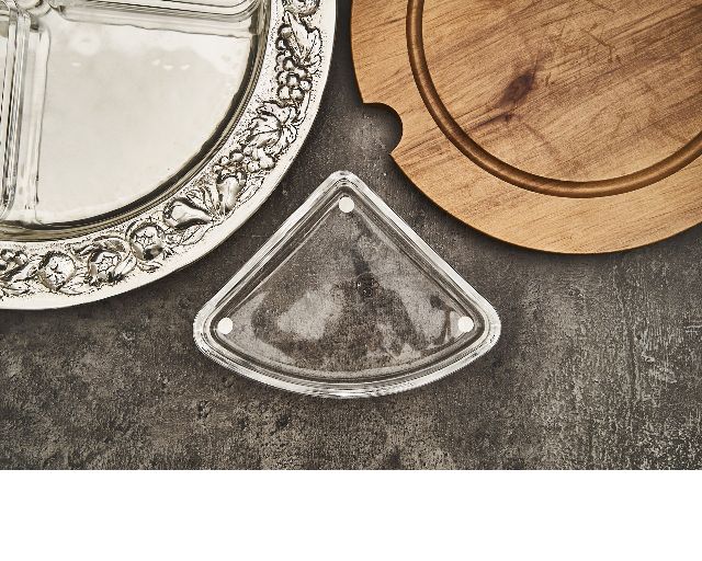 Round Tray Silver Zanolli Vintage 183869 Us0006692