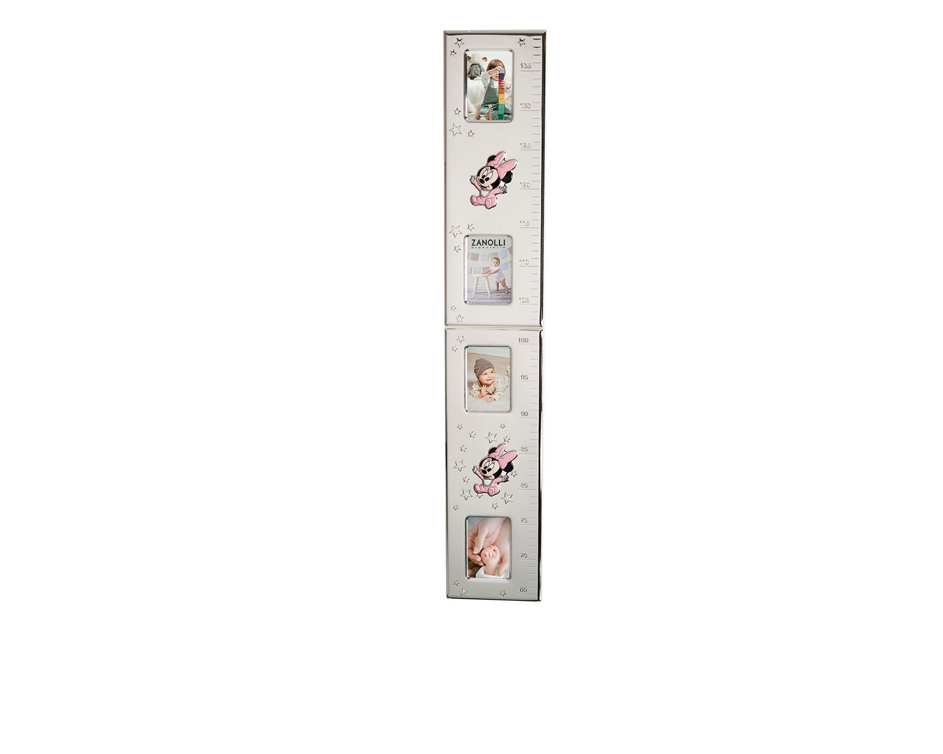 Baby Stature Meter Minnie Mouse Pvd Silver Pink Disney 181246 445d564lra