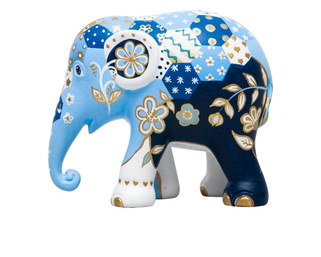Elephant Parade Patchie Indigo Elephant Parade