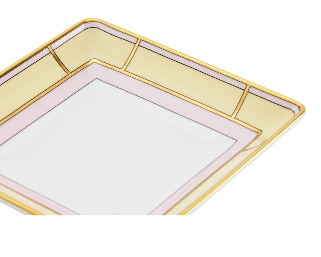 Square Valet Tray Diva Porcelain Yellow Richard Ginori 183619 F17201cp22013xd01