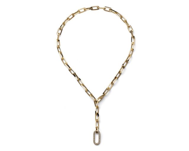 Collana trace vetro di murano rosa