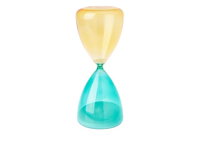 Hourglass green and yellow