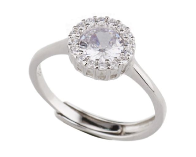 Anello argento con cubic zirconia