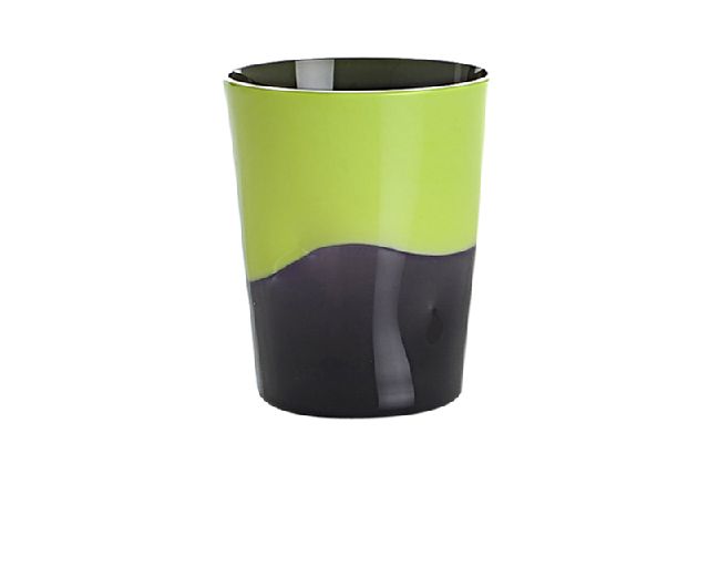Bicchiere vino dandy vetro di murano pisello pervinca