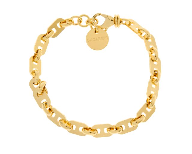 Bracelet dinamica in gilded bronze