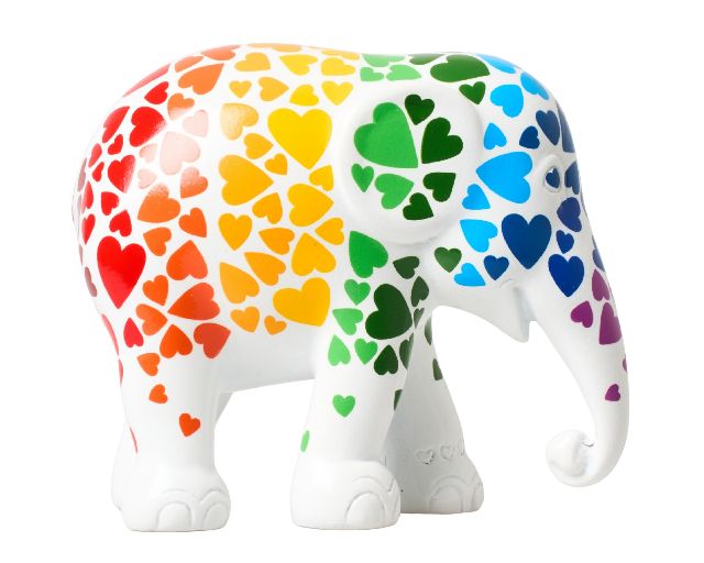 Elephant parade colour of love