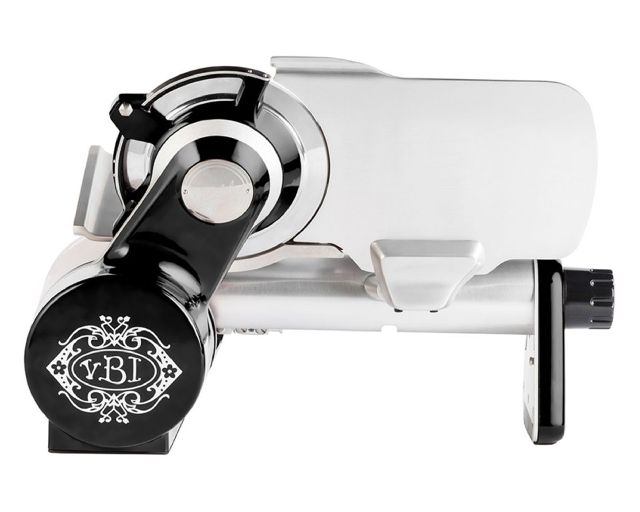 Electric meat slicer icon line 170 steel black