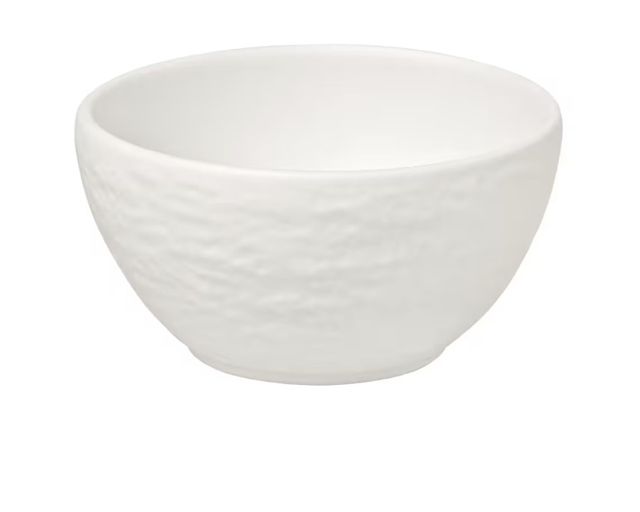 Coppetta per salse manufacture rock porcellana bianco
