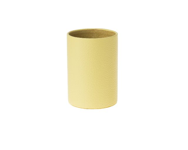 Portapenne Table Pelle Giallo Selezione Zanolli 166653 9382204ylw