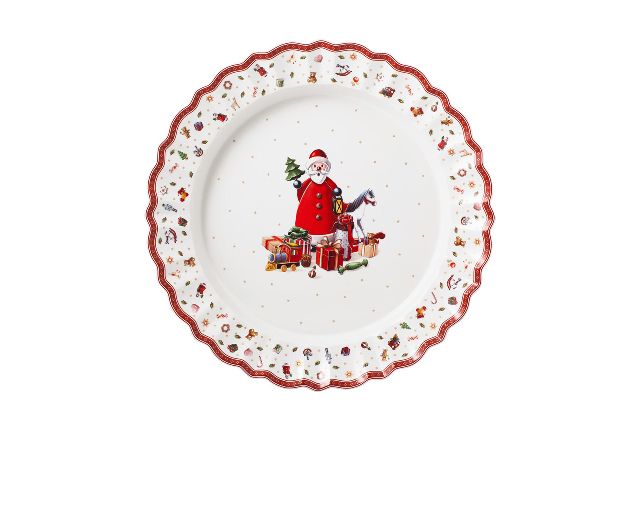 Serving plate toy's delight porcelain
