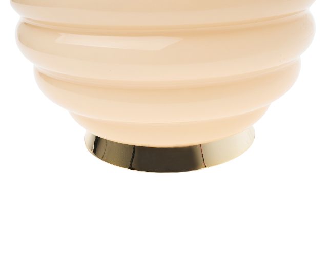 Lampada Da Tavolo Gran Deco Vetro Di Murano Pesca E Lattimo Venini 183769 93184766psla