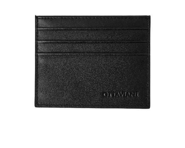 Porta carte di credito pelle nera