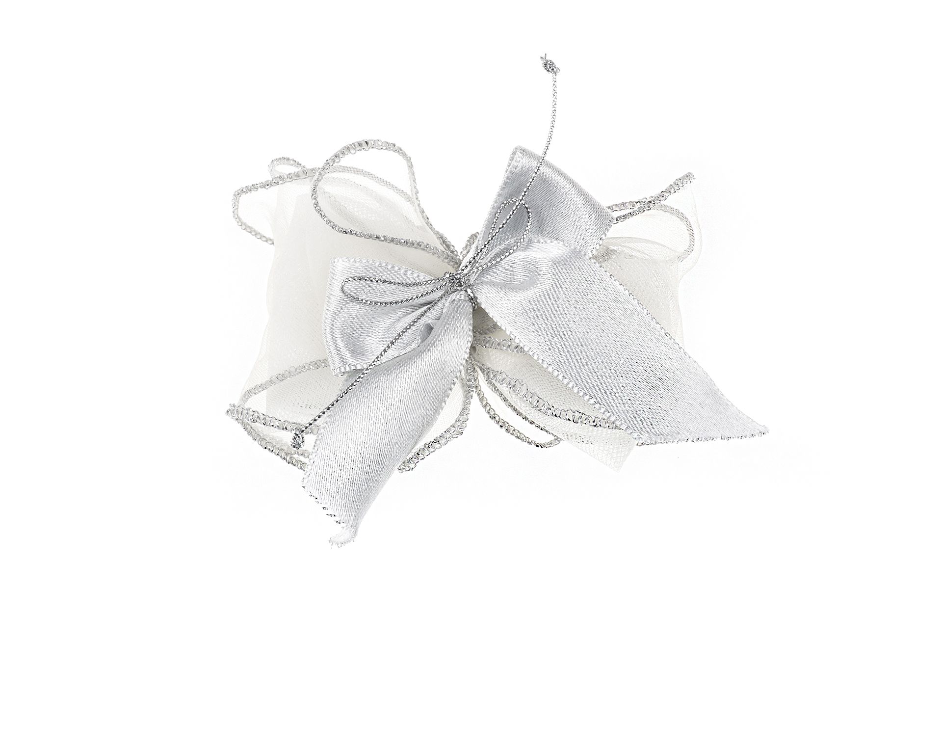 Favor Sugared Almonds Silver Bow Selezione Zanolli 155574 C19ns006