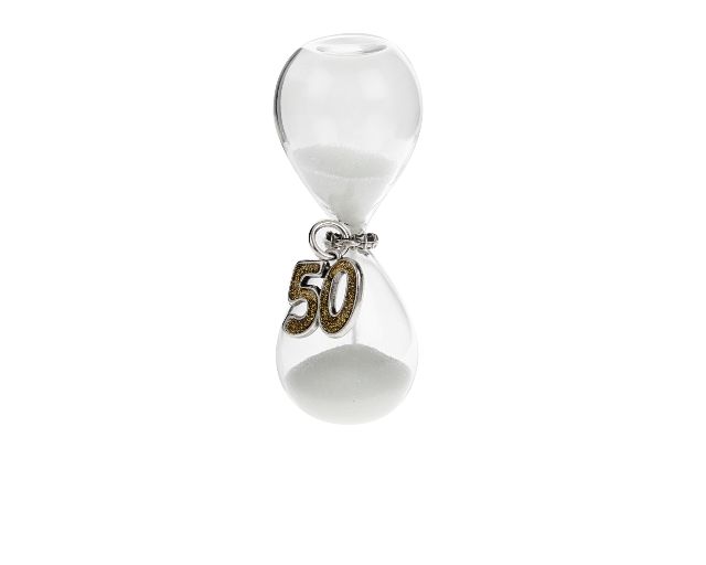 Clessidra numero 50 con scatola