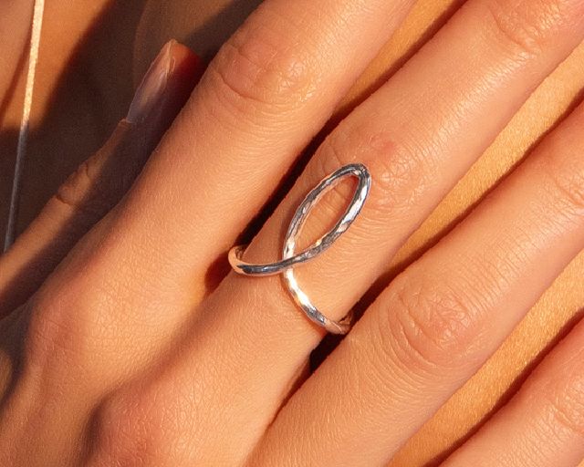 Anello infinity argento