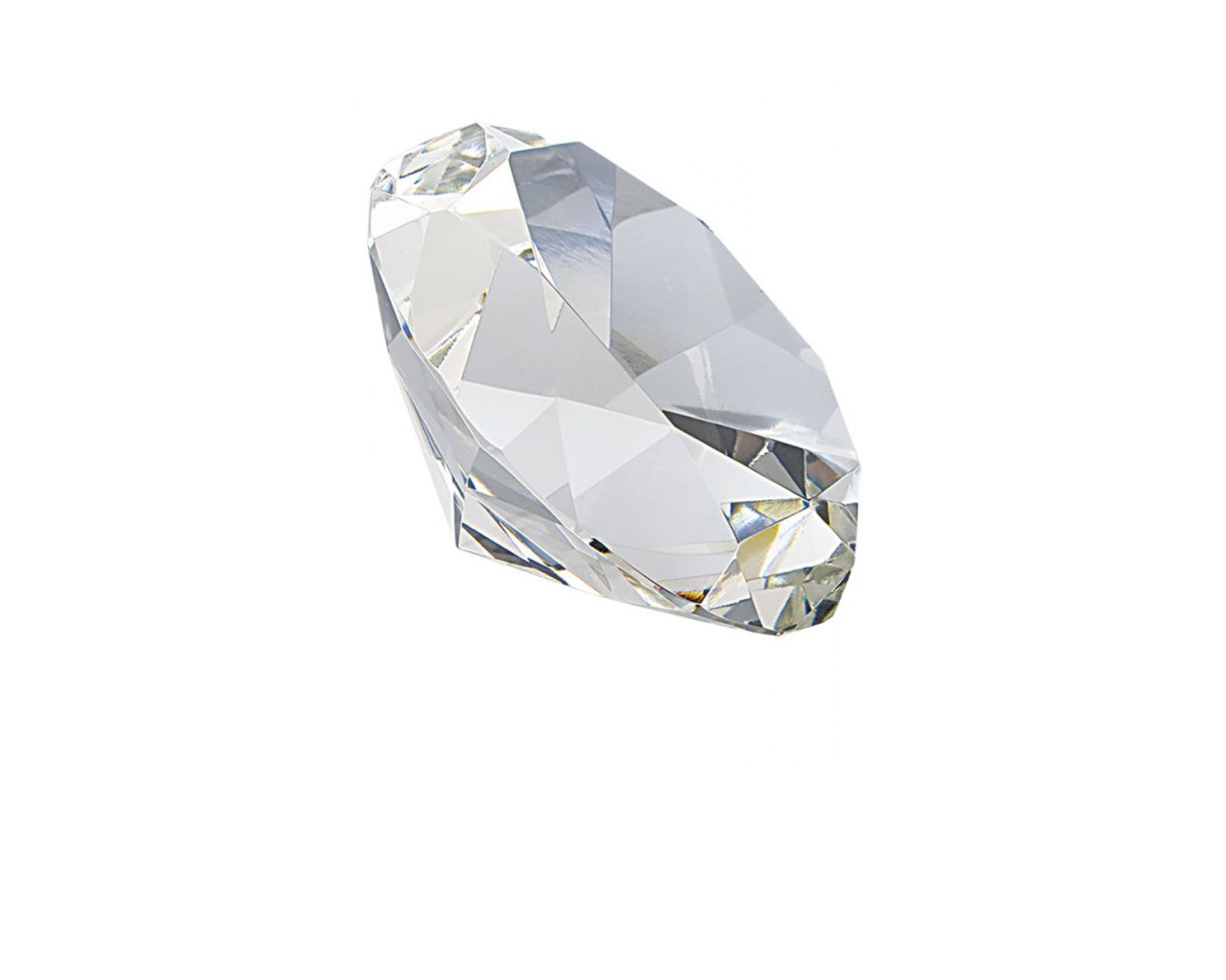 Fermacarte Diamante Cristallo In Vetro Selezione Zanolli