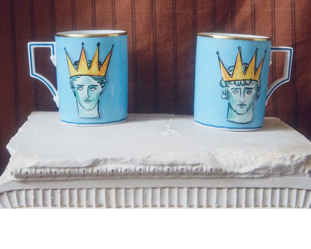 Mug Il Viaggio Di Nettuno Porcellana Blu Mare Richard Ginori 161776 F10100tz7000400b37