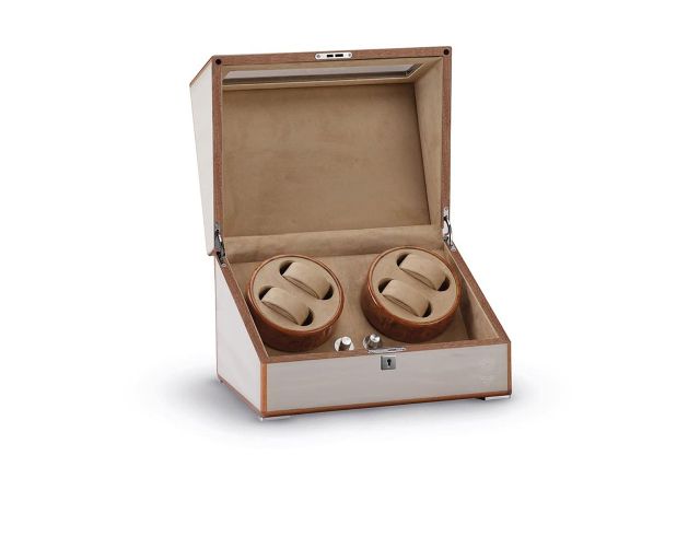 Watch Winder In White Wood Pozzi Milano 181720 984pm0215w