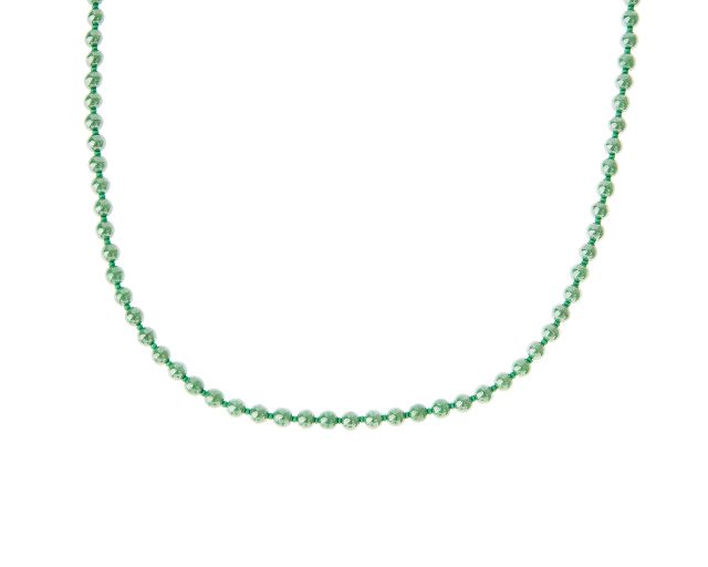 Collana perleadi verde