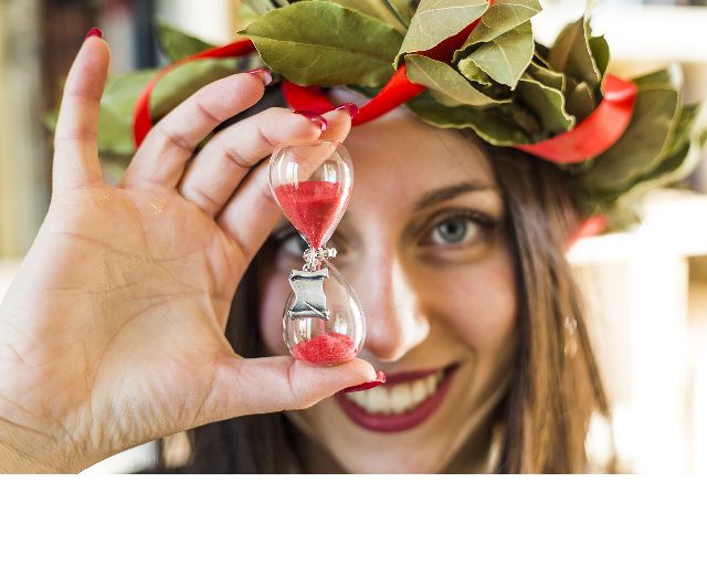 Bomboniera Laurea Clessidra Pergamena Con Scatola E Ciuffo Portaconfetti Selezione Zanolli 156634 912mz9184hx