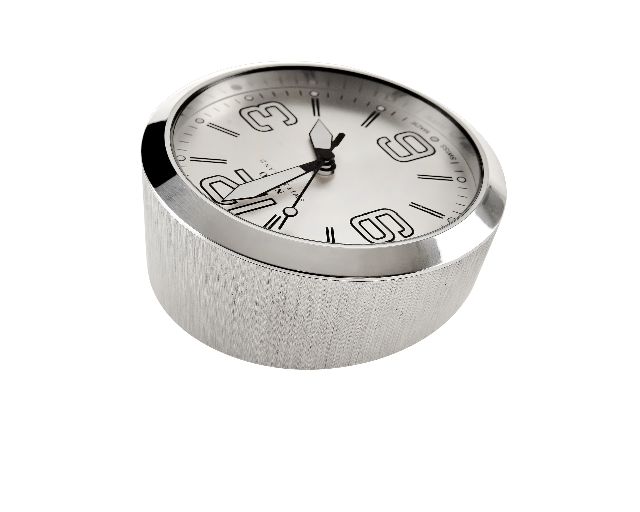 Orologio Da Tavolo Fora Acciaio Spazzolato Nepro 59308 888ne380232