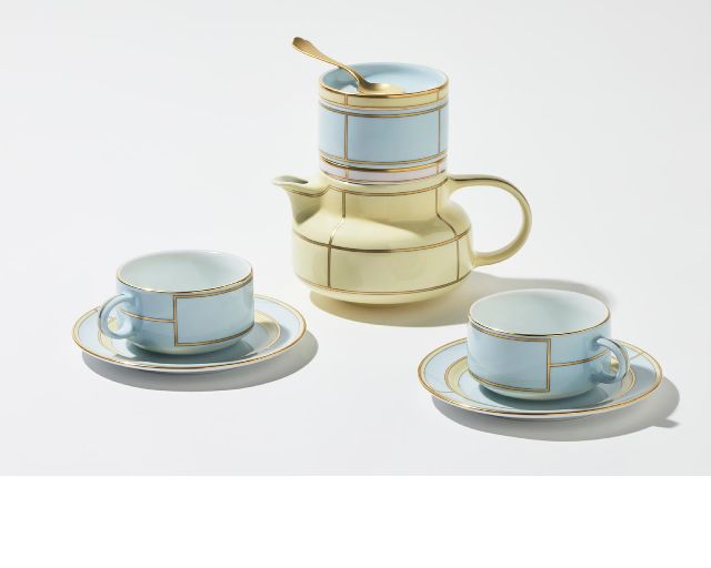 Set Tazze Te Diva Porcellana Celeste Con Piattino Richard Ginori 183613 F00800w4401gend03