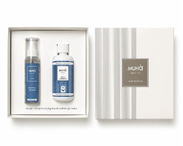 Confezione regalo bucato con spray fresco puro